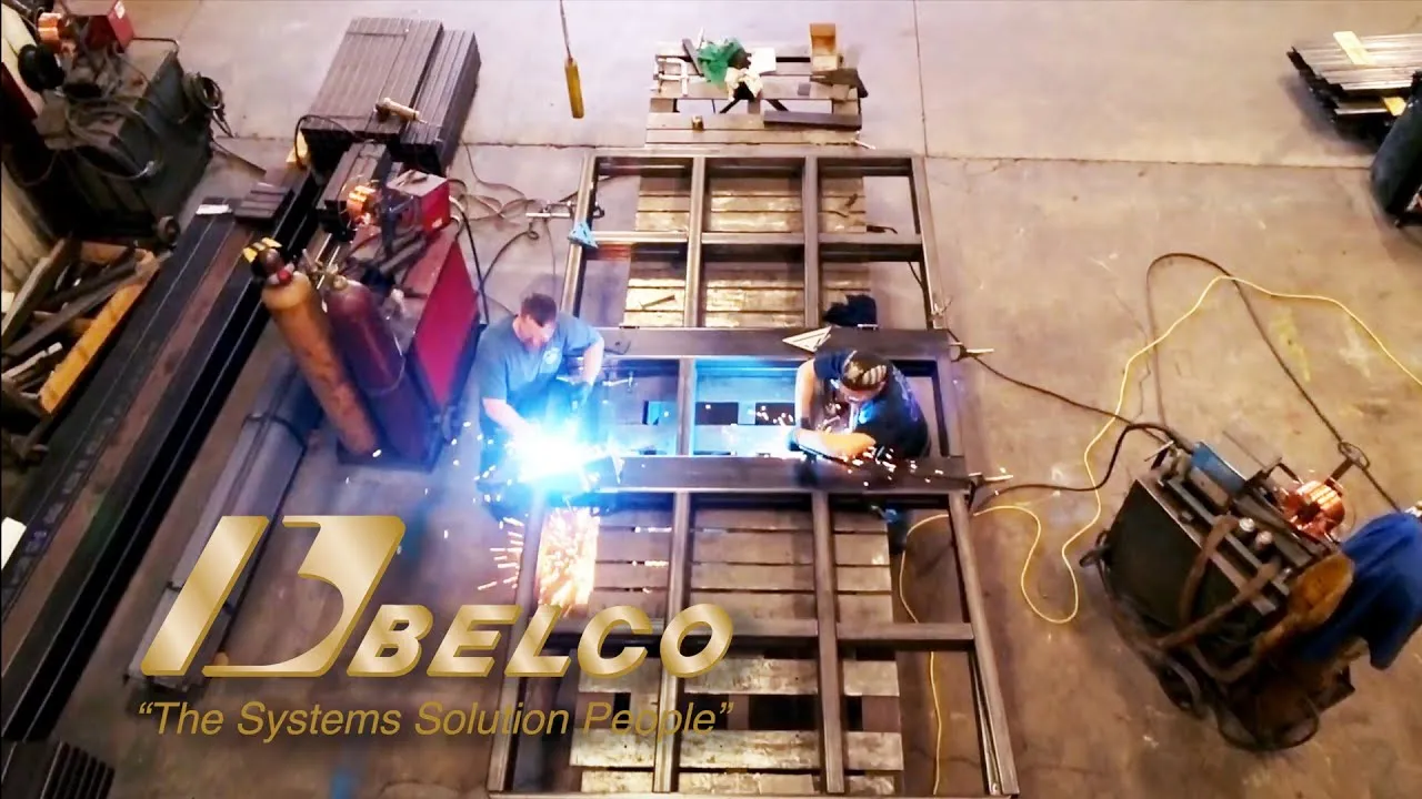 Peter Edwards, Belco estimating supervisor, speaking on camera.