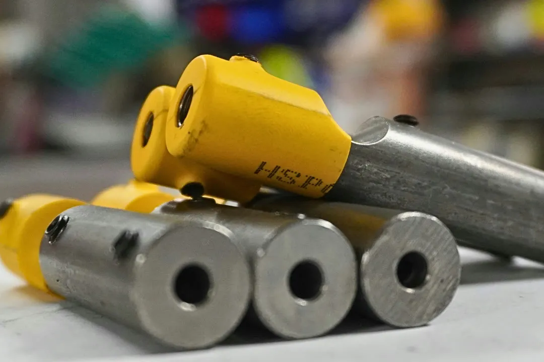 Replacement components on the parts counter at Belco Industries in Belding, Michigan.